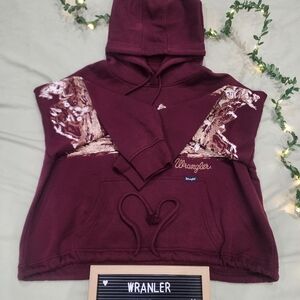 Wrangler Burgundy Hoodie